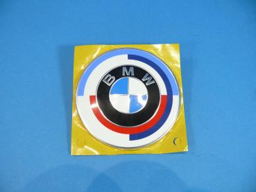 BMW Roundel Emblem 50 Years M back 74mm BMW E46 E90 F22 F23 F30 F31 F32 F33 F36 F45 F46 F80 F83 F87