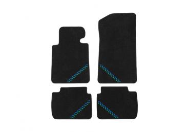ALPINA Velour Fußmatten passend für BMW 3er E46 Limousine / Touring / Coupe bis 06/2000