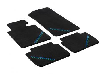 ALPINA velor floor mats fit for BMW 3er E46 Sedan / Touring / Coupe from 06/2000