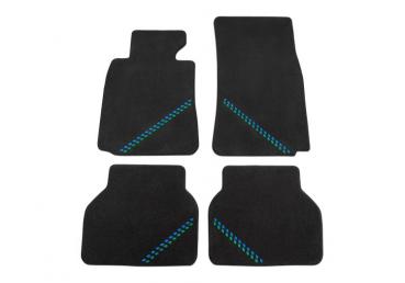 Preview: ALPINA Fussmatten Velours anthrazit passend für BMW 5er E39 Limousine / Touring bis 02/2000