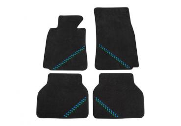 Preview: ALPINA Fussmatten Velours anthrazit passend für BMW 5er E39 Limousine / Touring ab 03/2000