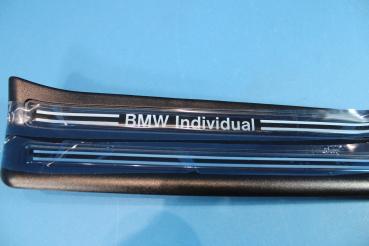 Preview: "INDIVIDUAL" Logo Door Sill Strip rear left BMW 3er E46 Sedan / Touring