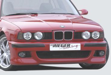 RIEGER Frontbumper Sport Look fit for BMW 5er E34 Sedan/Touring (WITH Foglightholder)
