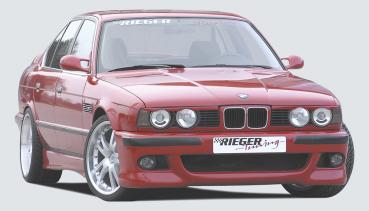RIEGER Frontbumper Sport Look fit for BMW 5er E34 Sedan/Touring (WITH Foglightholder)