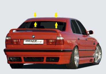 RIEGER Heckscheibenblende passend für BMW 5er E34 Limousine
