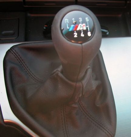 M-Leather-gearknob 6 Speed Illuminated BMW 5er E39 from 10/00