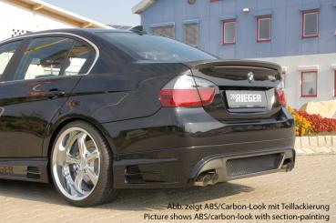 RIEGER Heckschürzeneinsatz passend für BMW 3er E90 / E91 Limousine / Touring