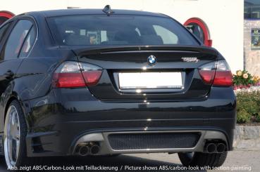 RIEGER Heckschürzeneinsatz passend für BMW 3er E90 / E91 Limousine / Touring