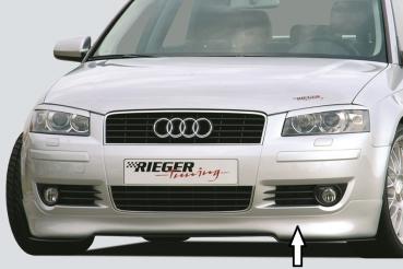 RIEGER Spoilerlippe passend für Audi A3 (8P): -05.05 (bis Facelift) | 3-tür. (nicht für S-Line, nicht für S3)