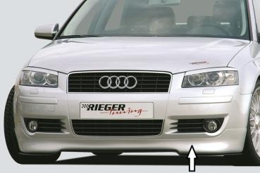 RIEGER Spoiler Lip fit for Audi A3 (8P): -05.05 (before facelift) | 3-dr. (without S-Line Exterieur)
