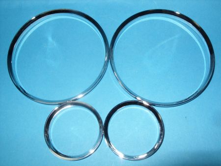 Chrom Tacho Ringe Tachoringe BMW 3er E30 zum CLIPSEN