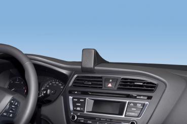 KUDA Navi Halterung passend für Hyundai i20 ab 2014 bis 2018 Kunstleder schwarz
