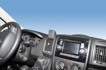 KUDA Navi Halterung passend für Citroen Jumper Euro6 ab 04/2006 Kunstleder schwarz