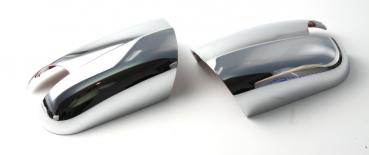 Chrome Mirror Covers 2pcs. Mercedes W210 from 7/99