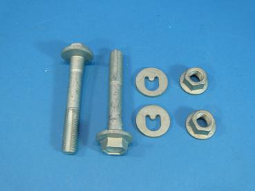 2x Exzenterschraube M12X1,5X82-10.9 + Exzenter-Beilagscheibe + Bundmutter für BMW 3er E36 E46