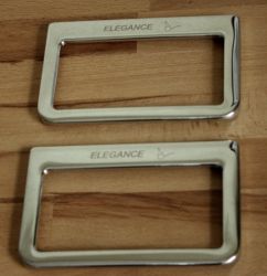 Ashtray Chrome Frame back (2 pcs) Mercedes W140 1991-1998