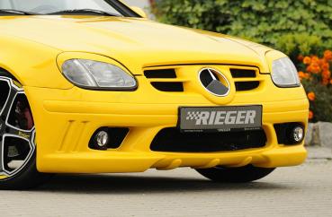 RIEGER Spoilerstoßstange passend für Mercedes SLK R170 01.01- 09.96-12.00 (Rippen geschlossen/ohne SWR)