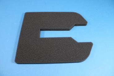 Sound absorber on tailgate against toolbox BMW E23 E28 E30 Z1