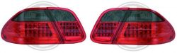 Taillights LED clear red/black fit for Mercedes W208 CLK