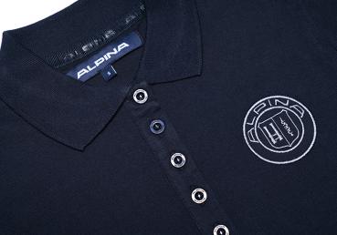 ALPINA Polo Shirt dark blue, Ladies size S