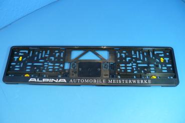 ALPINA License Plate Holder "Automobile Meisterwerke"