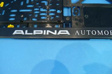 ALPINA License Plate Holder "Automobile Meisterwerke"