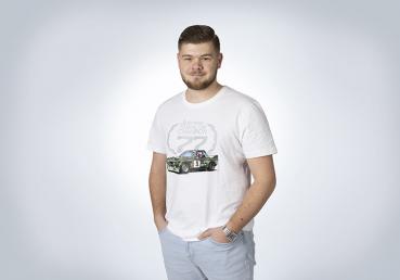 ALPINA CLASSIC T-Shirt "CSL" white Unisex size L