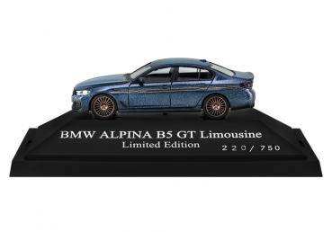 ALPINA Modellauto BMW ALPINA B5 GT Limouine „Arctic Race Blue“ 1:87,  LIMITED EDITION