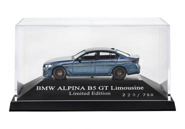 ALPINA Scale Model BMW ALPINA B5 GT Sedan „Arctic Race Blue“ 1:87,  LIMITED EDITION