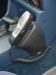 KUDA Phone consoles fit for BMW 5er/7er E32/34 real leather black