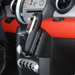 KUDA Telefonkonsole passend für Mini Cooper ab 11/06 Leder schwarz