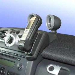 KUDA Phone consoles fit for Smart Fortwo from 04/2007 - 09/2010 artificial leather black
