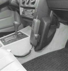 KUDA Phone console fit for Mercedes 190er/W201 83-93 artificial leather black