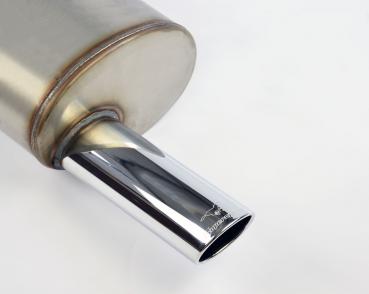SUPERSPRINT Rear exhaust 90x70mm fit for BMW 3er E30 318i (Engine M40) (Sedan - Coupè -Touring - Cabrio) '87 -