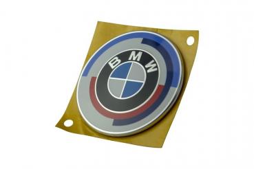 BMW Emblem 50 Jahre M 74mm für Motorhaube oder Heckklappe BMW 3er G80, 4er G82 G83