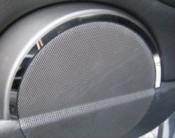 Ringe Lautsprecher vorne poliert (2er Set) BMW 3er E46 Coupe/Cab