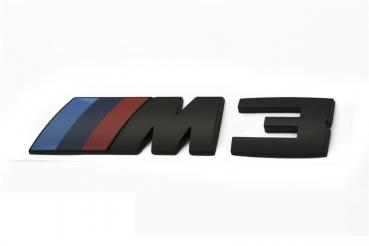 M3 Emblem (schwarz) hinten zum kleben für alle BMW Modelle
