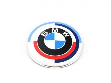 BMW Emblem 50 Jahre M 82mm für Motorhaube oder Heckklappe BMW F90 / F97 / F98 / G01 / G02 / G14 / G15 / G16 / G20 / G21 / G29 G30 / G31 / G32 / X3 / X4 / Z4