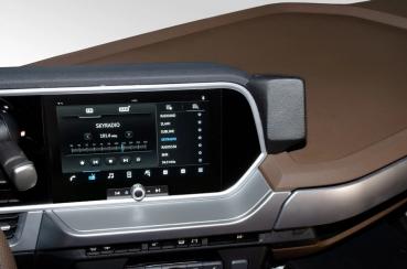 Preview: KUDA Telefonkonsole passend für DAF XF / XG ab 2021 Leder schwarz