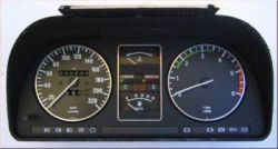 Tachoringe poliert 3tlg. passend für BMW 6er E24 (2te Serie)
