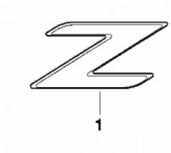 Buchstabe Z passend zur 3