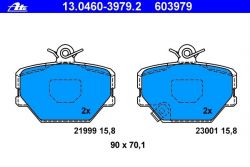 ATE Brake pads front Smart incl. Roadster not ForFour