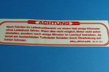 ALPINA Note loaders pressure