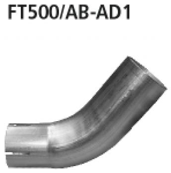 Adaptor rear silencer on original system