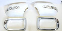 Mirrow cover with LED indicator 2pcs. for BMW E46