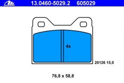 ATE Bremsbelag vorne BMW 02, E10/E6