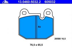 ATE Bremsbelag vorne BMW E21/E30/M1