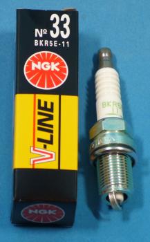NGK Zündkerze BKR5E-11 V-Line 33 passend für Chevrolet / Deawoo / Daihatsu / Hyundai / Infinity / Kia / Mazda / Mitsubishi / Nissan / Subaru