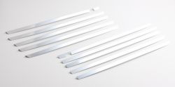 Air intake stips 10pcs. on the Hood Mercedes W221