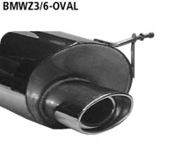 Bastuck Rear silencer 153x95mm BMW Z3 2,2i/3,0i Roadster/Coupe